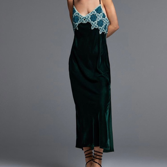 LONG CROCHET DRESS ZARA - Picture 3 of 11